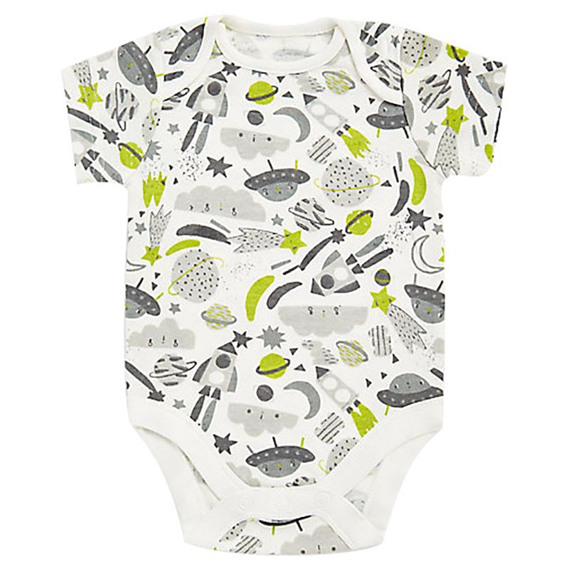 Mothercare - 5Pc-Set - Space Short-Sleeved Bodysuit