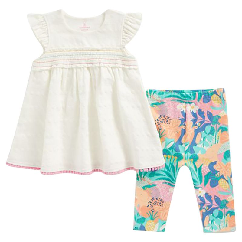 Mothercare - 2Pc-Set - Tropical Dress & Leggings