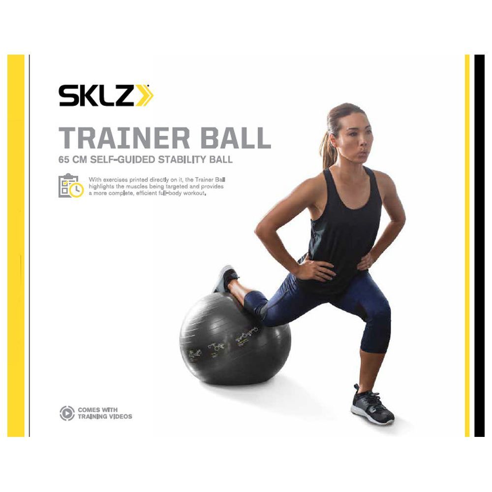 SKLZ Trainer Ball - Self-Guided Stability Ball - 65Cm