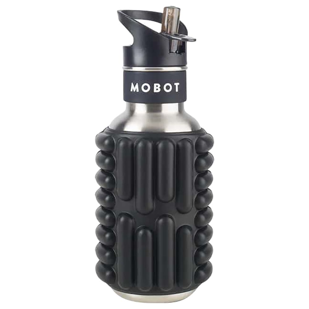 Mobot - Firecracker Foam Roller Water Bottle - 532.3Ml - Black