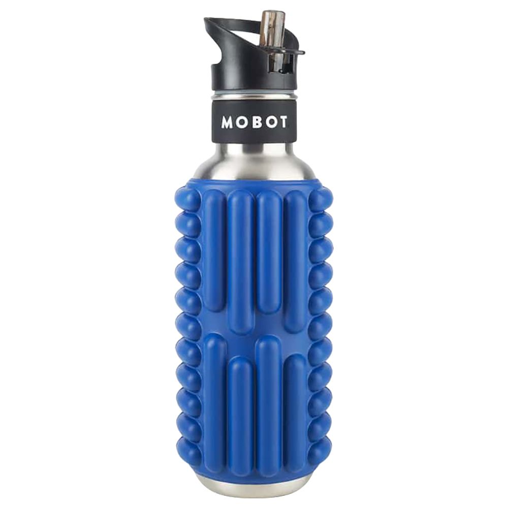 Mobot - Grace Foam Roller Water Bottle - 798.4Ml - Blue Steel