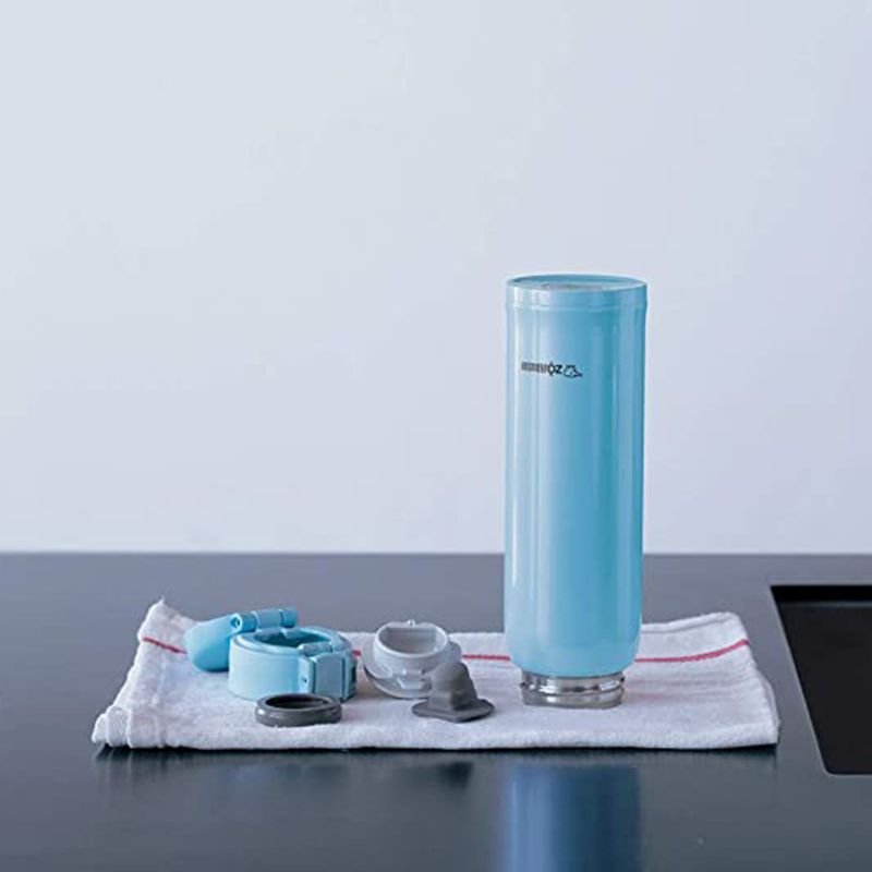 Zojirushi - Stainless Steel Vacuum Mug - 12oz - Light Blue