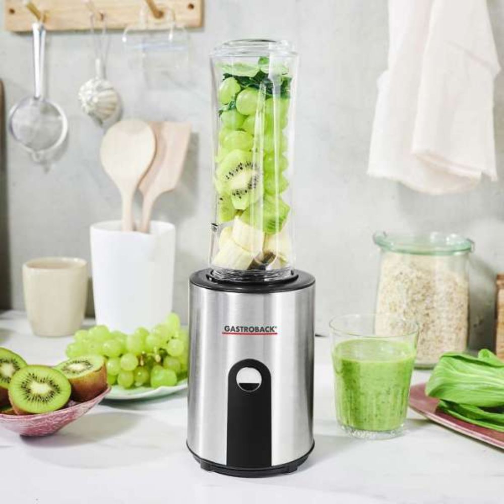 Gastroback - Design Smoothie Maker Mix & Go Juicer Machine - Silver