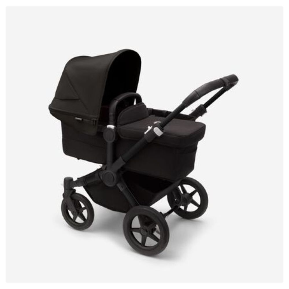 Bugaboo - Donkey 5 Mono Complete Stroller with Bassinet - Black/Midnight Black