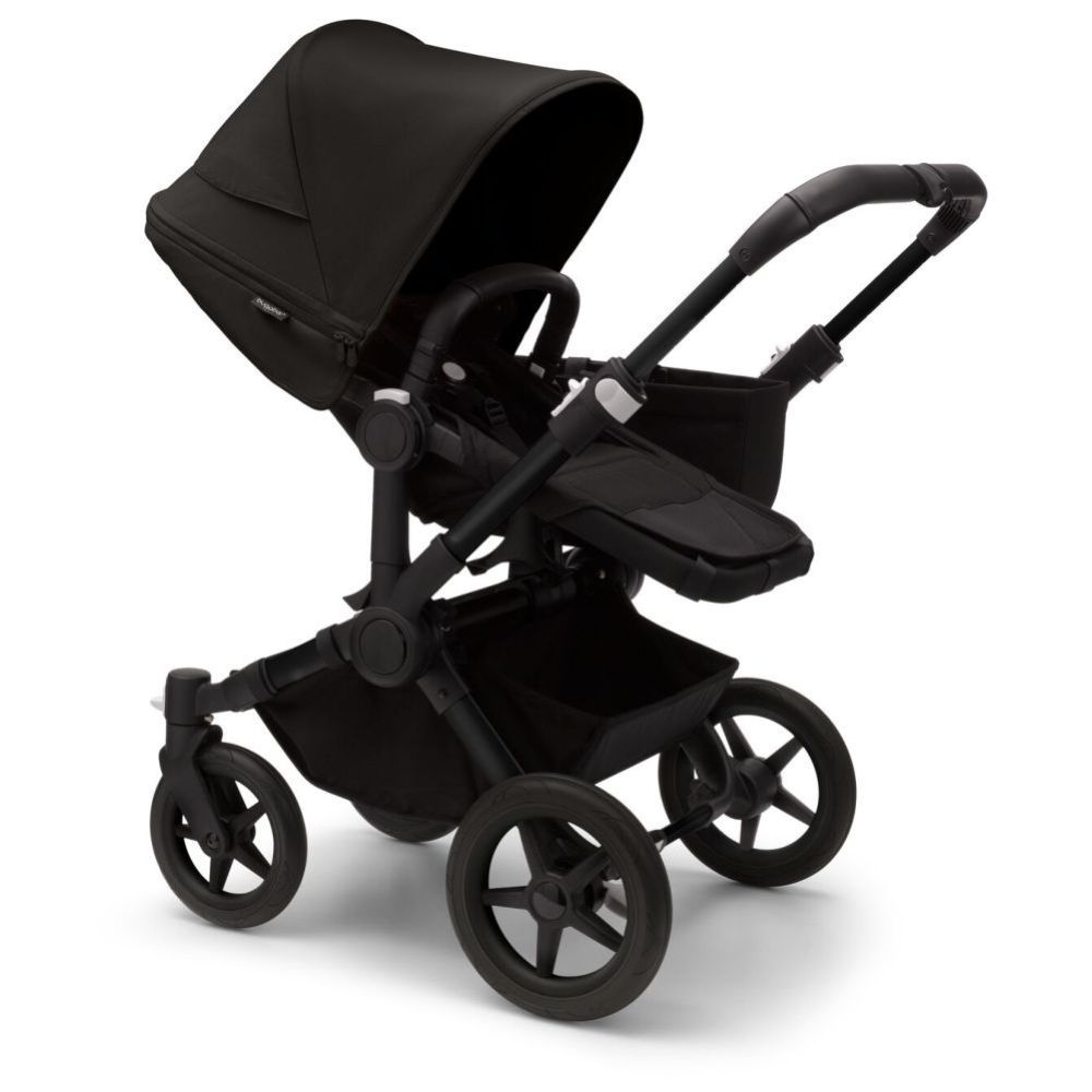 Bugaboo - Donkey 5 Mono Complete Stroller with Bassinet - Black/Midnight Black