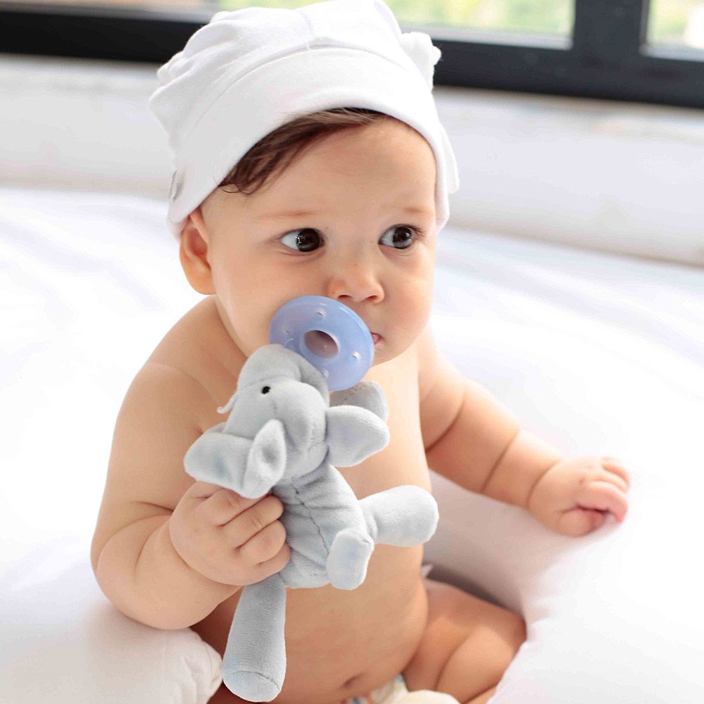 Minikoioi - Plush Toy With Soother - Sleep Buddy - Elephant