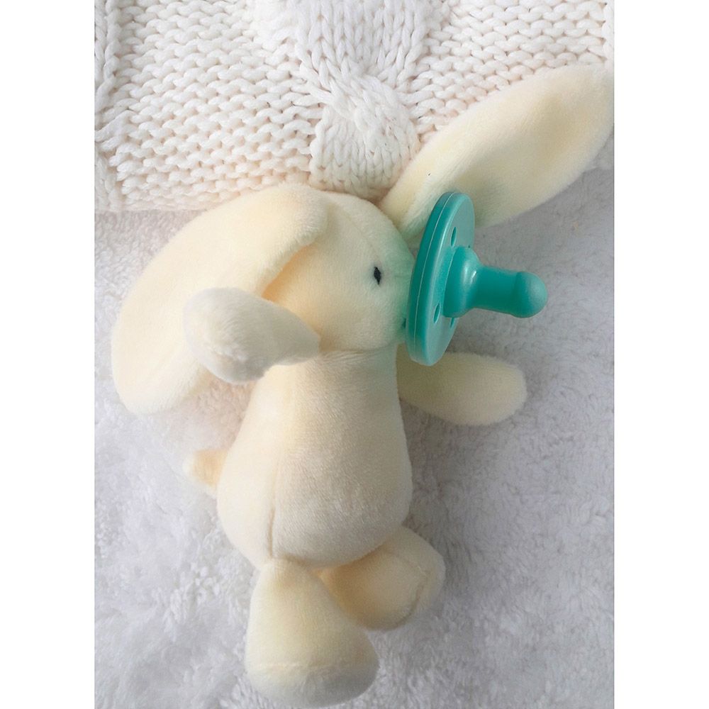 Minikoioi - Plush Toy With Soother - Sleep Buddy White Bunny