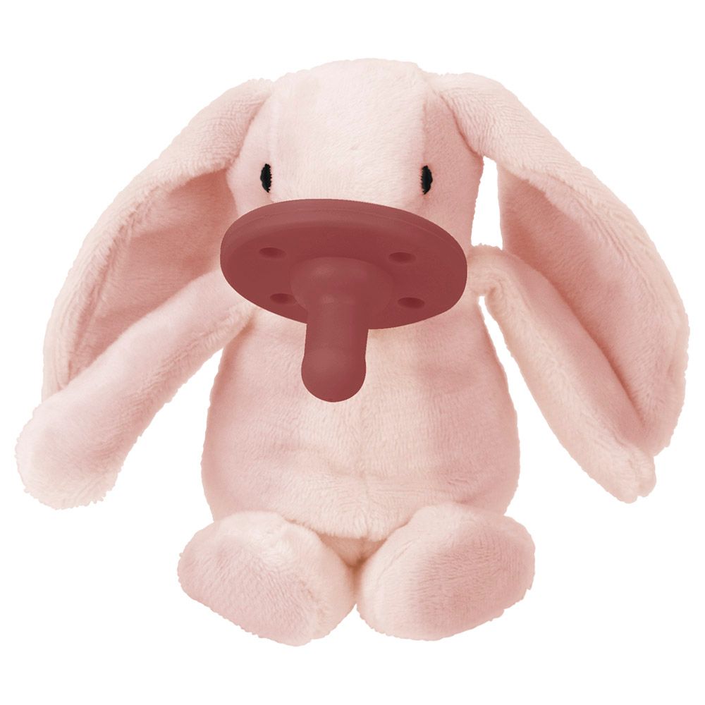 Minikoioi - Plush Toy With Soother - Sleep Buddy Pink Bunny