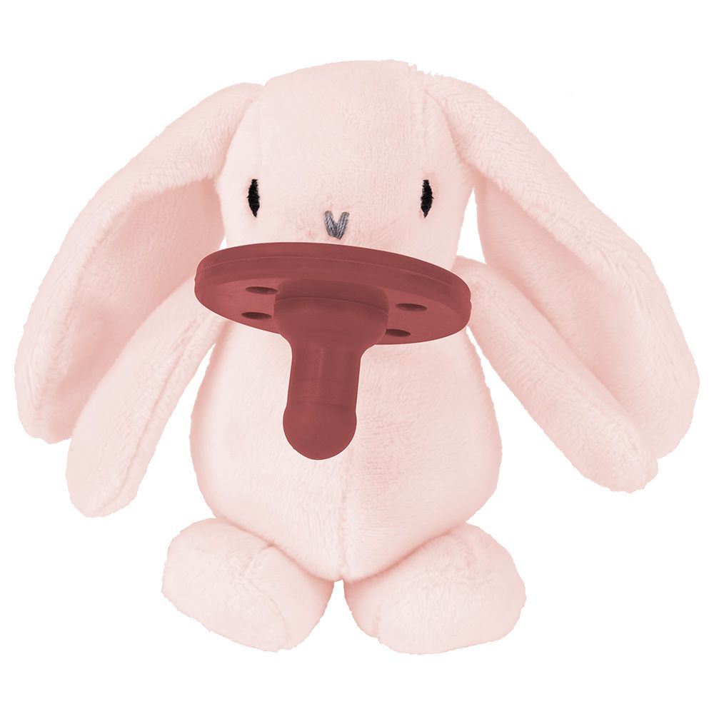 Minikoioi - Plush Toy With Soother - Sleep Buddy Pink Bunny