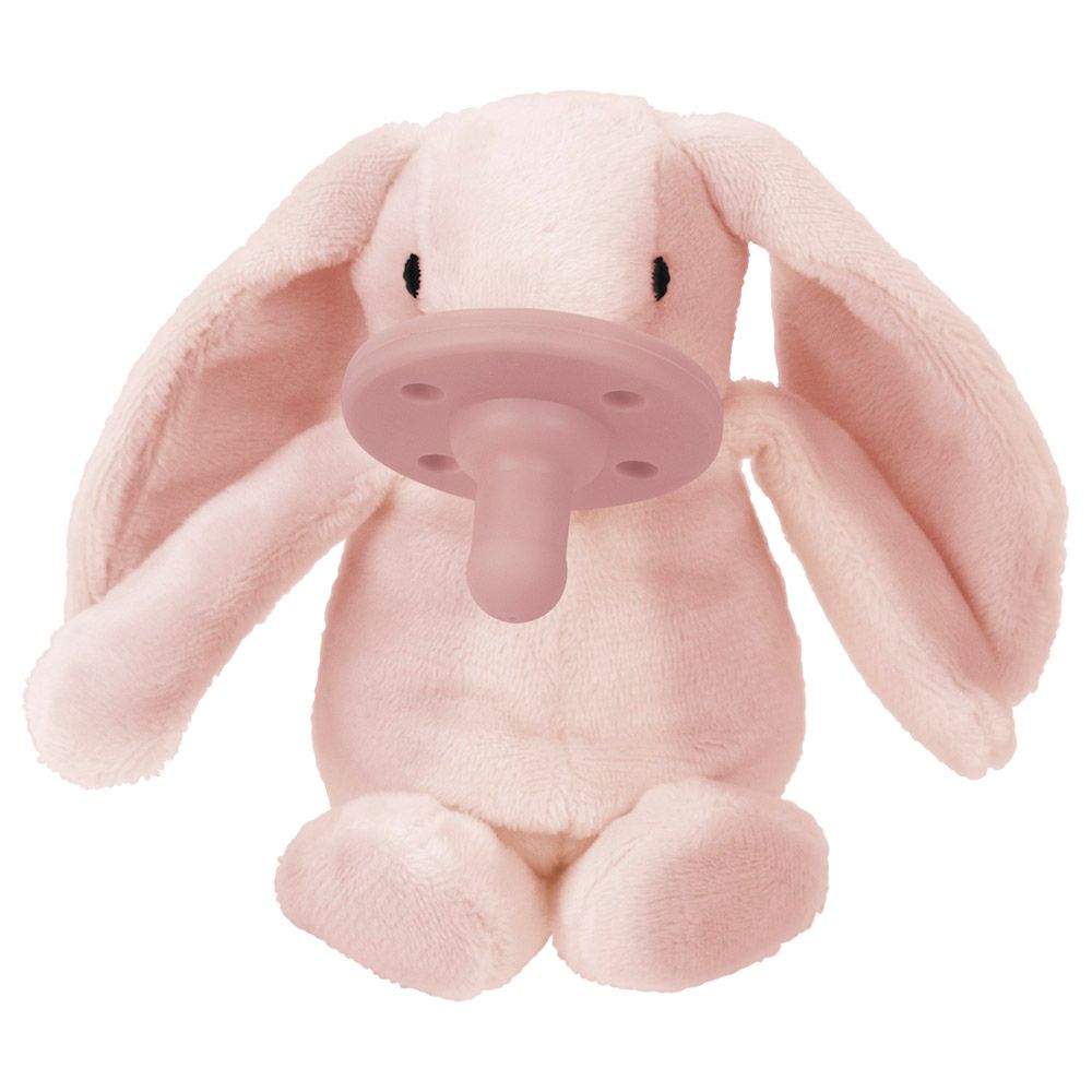 Minikoioi - Plush Toy With Soother - Sleep Buddy Pink Bunny