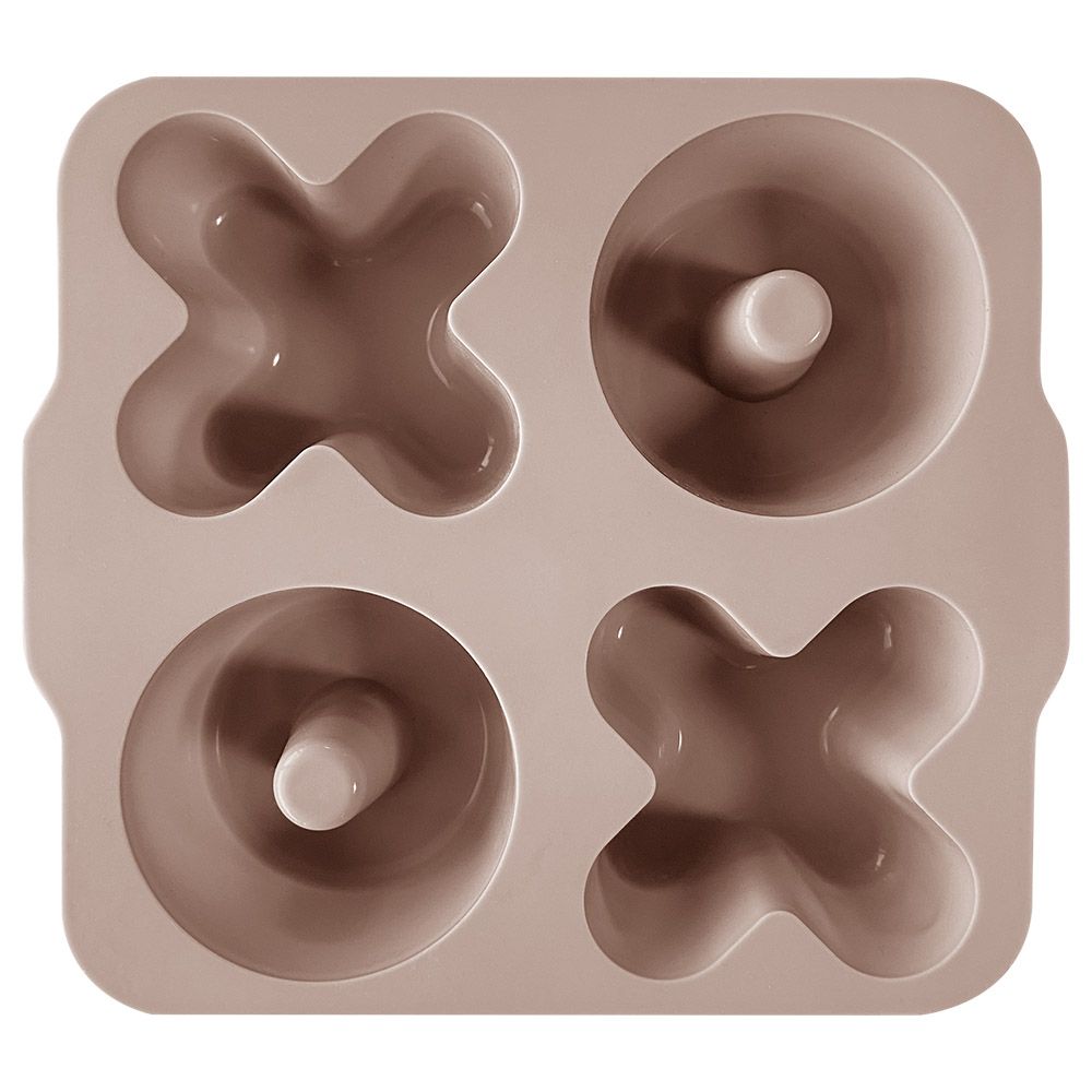 Minikoioi - XOXO Cake Silicone Mold 2pcs - Bubble Beige/Powder Grey