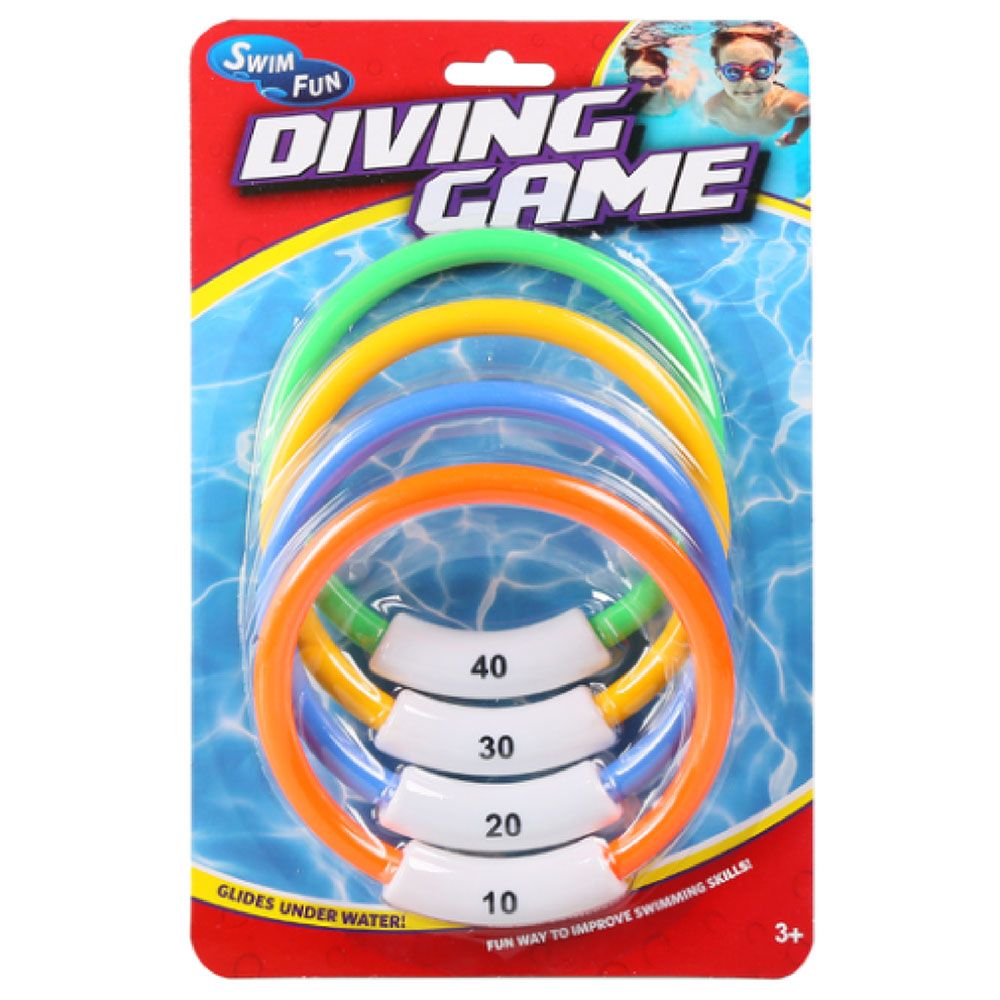 Mondo - Diving Ring Toys - 4pcs