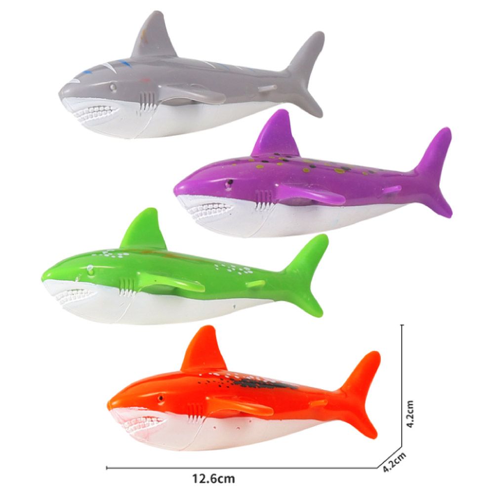 Mondo - Diving Shark Toys - 4pcs