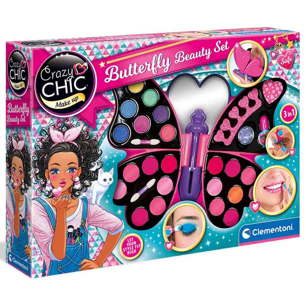 Clementoni - Crazy Chic Butterfly Beauty Set