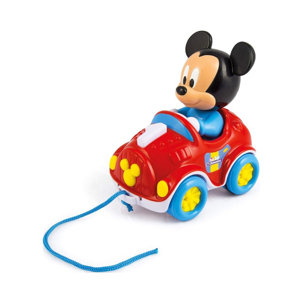 Clementoni - Disney Baby Mickey Pull Along Car