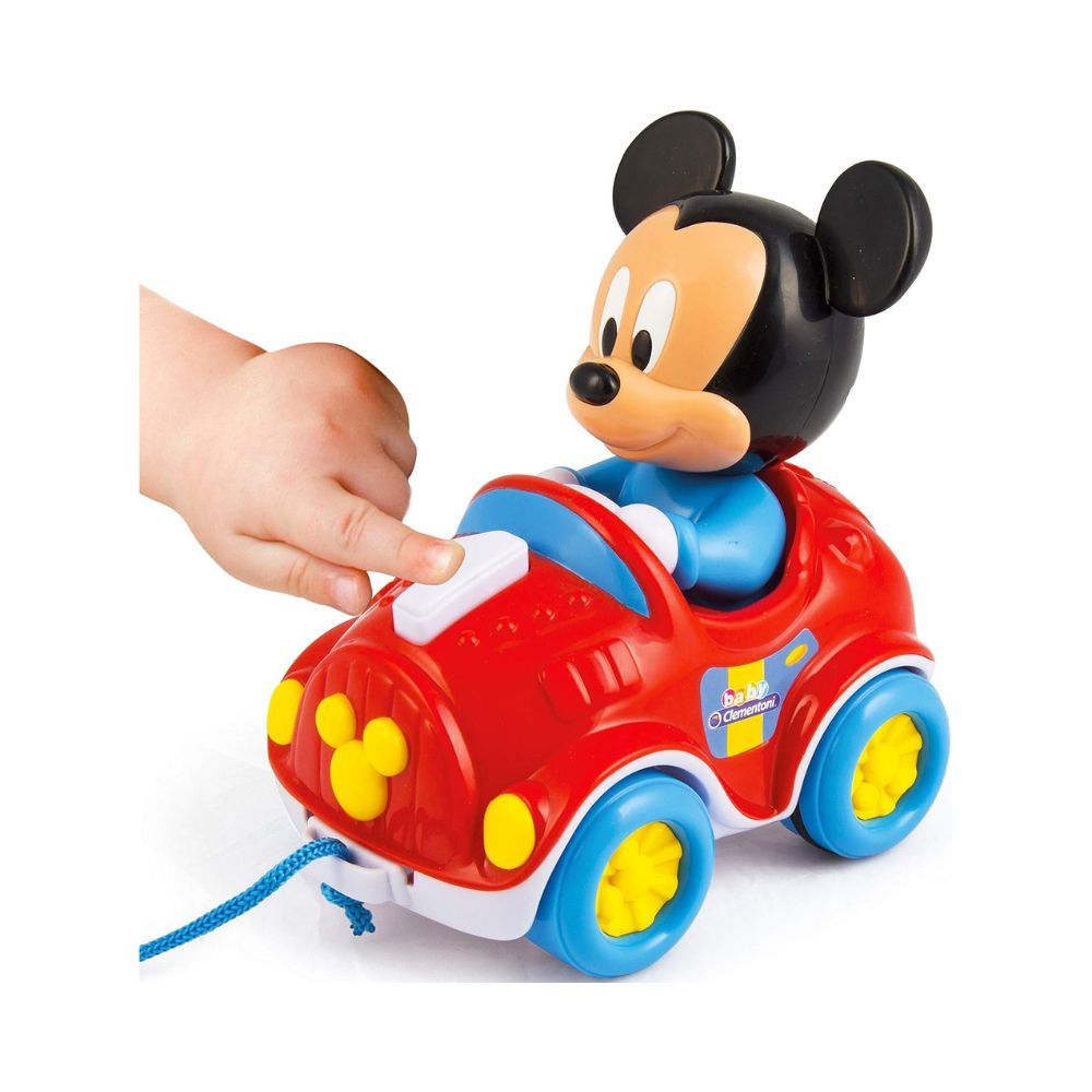 Clementoni - Disney Baby Mickey Pull Along Car