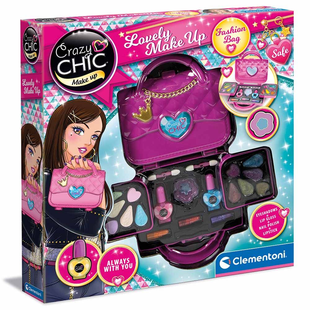 Clementoni - Crazy Chic Fashion Make Up Bag