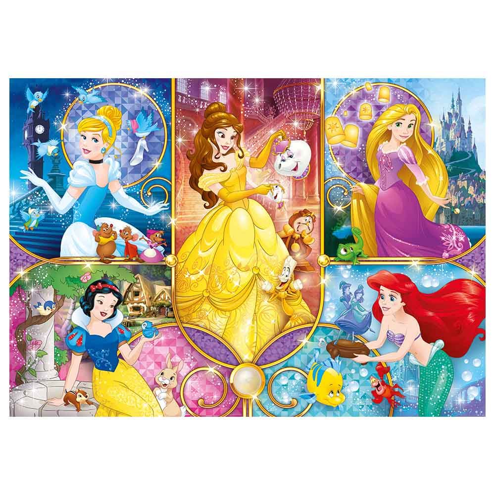 Clementoni - Disney Brilliant Princess Jigsaw Puzzle - 104pc