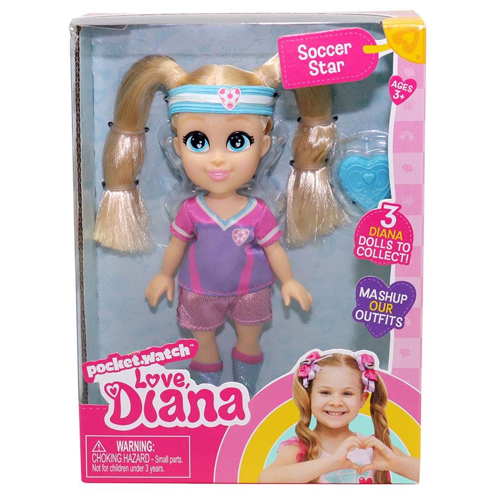 Love Diana - Soccer Star Doll - 6-inch