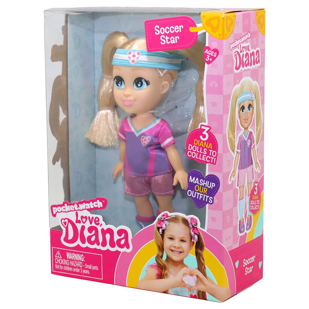 Love Diana - Soccer Star Doll - 6-inch