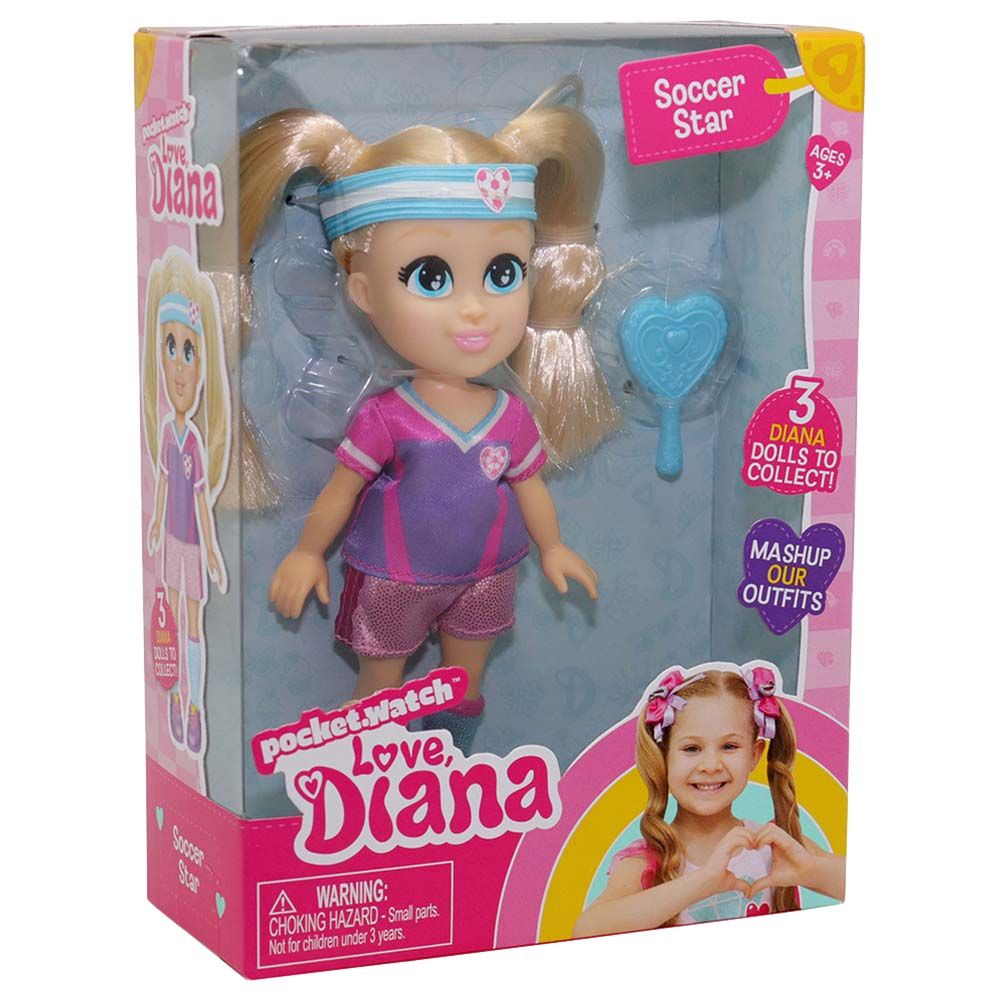 Love Diana - Soccer Star Doll - 6-inch