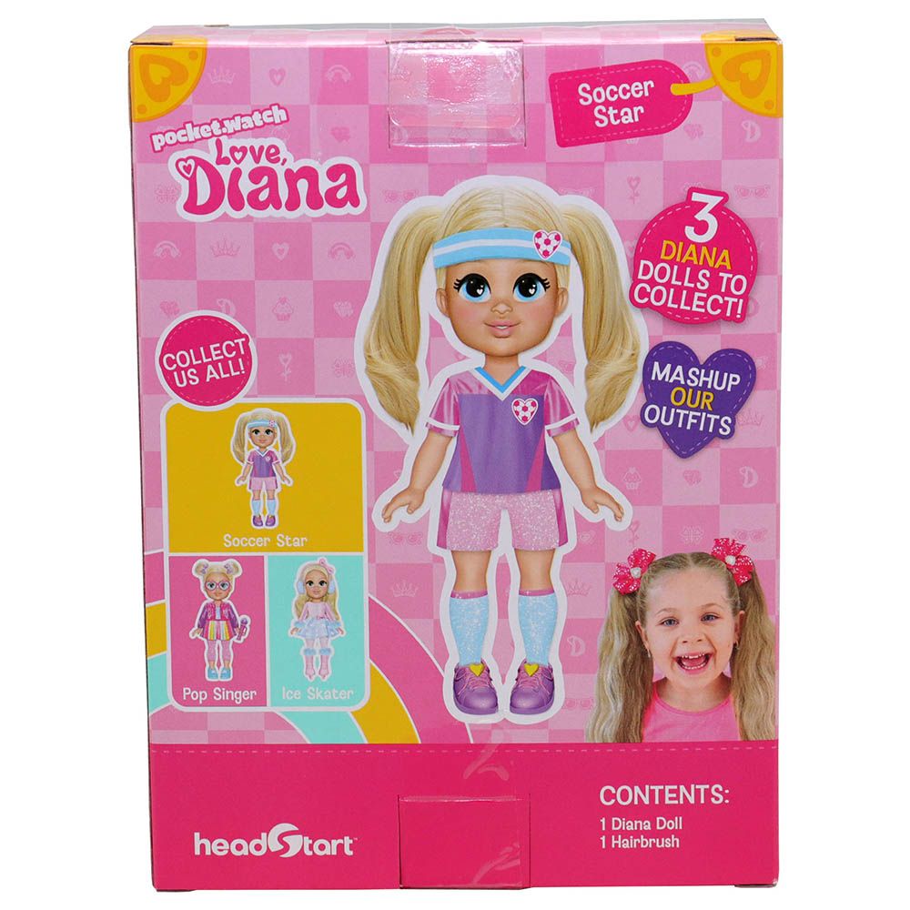 Love Diana - Soccer Star Doll - 6-inch