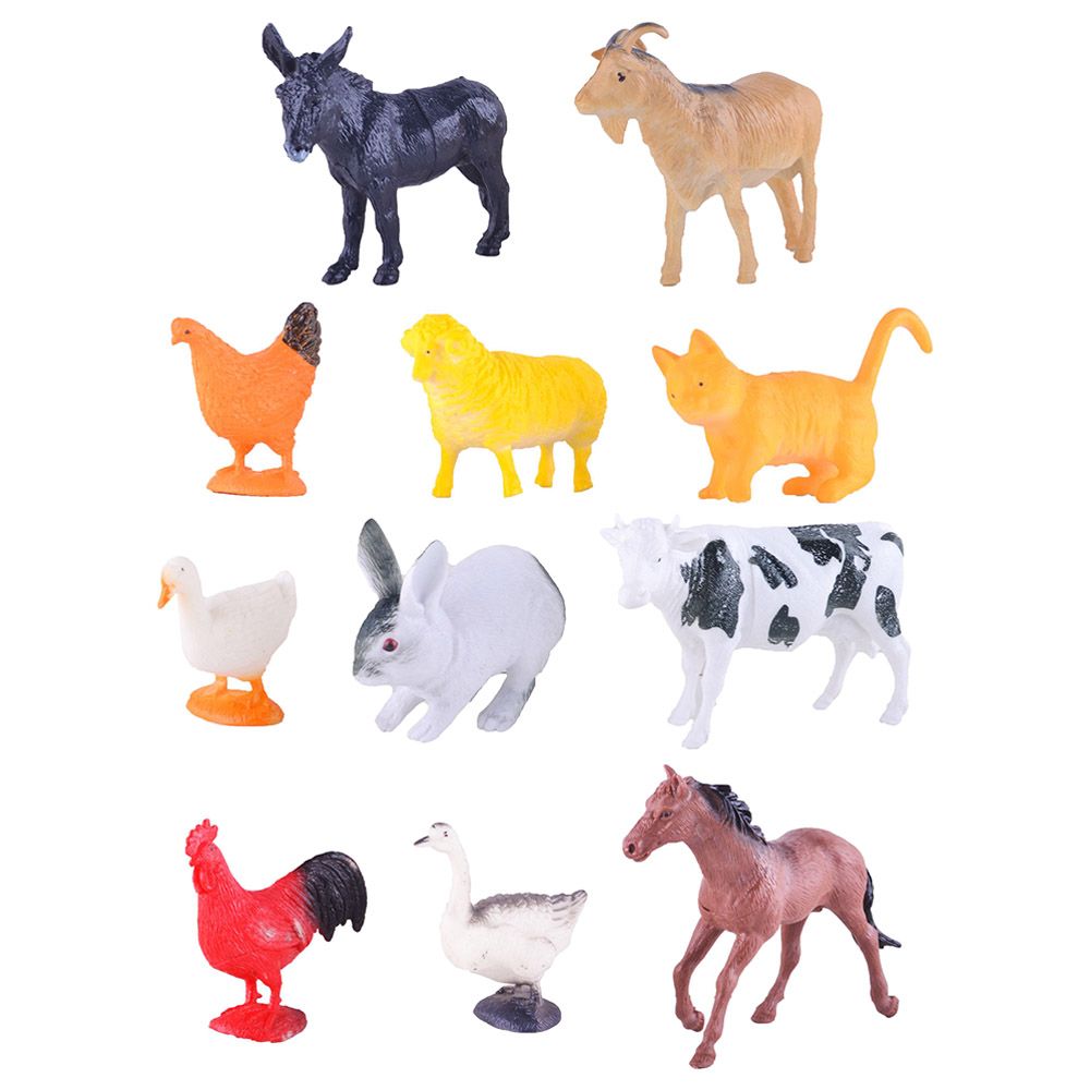 Power Joy - Figurine - Farm Animal - 6-Inch - 4pcs - Style may vary