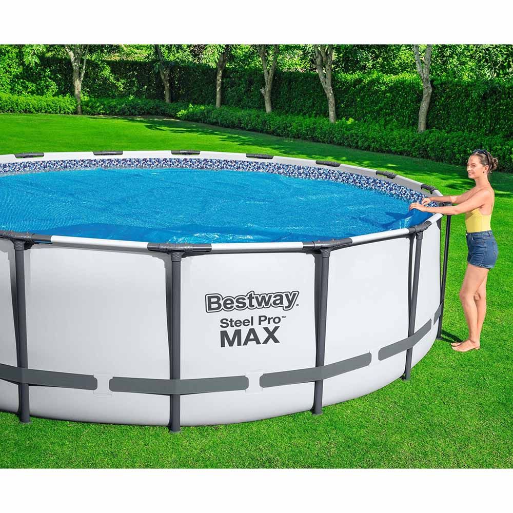 Bestway - Steel Pool Cover 457cm - Blue