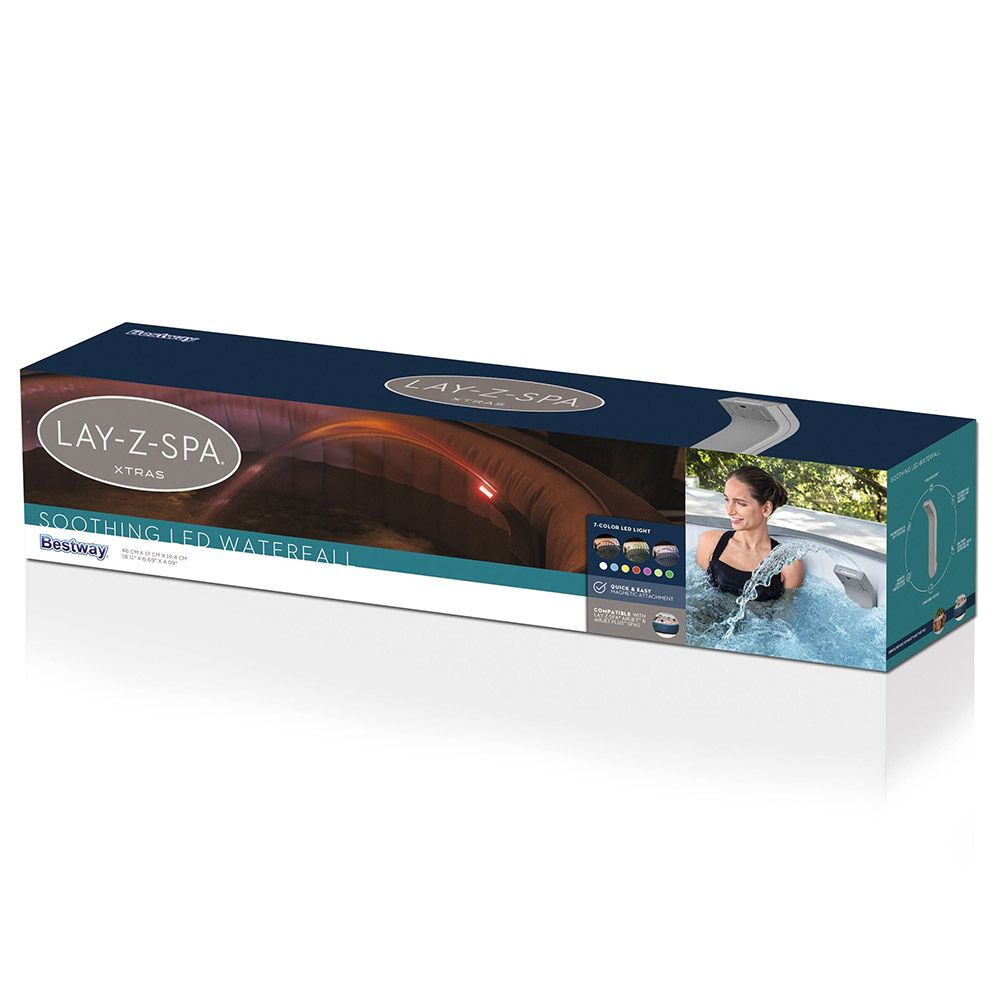 Bestway - Led Battery Operated Lay Z Spa Soothing Waterfall