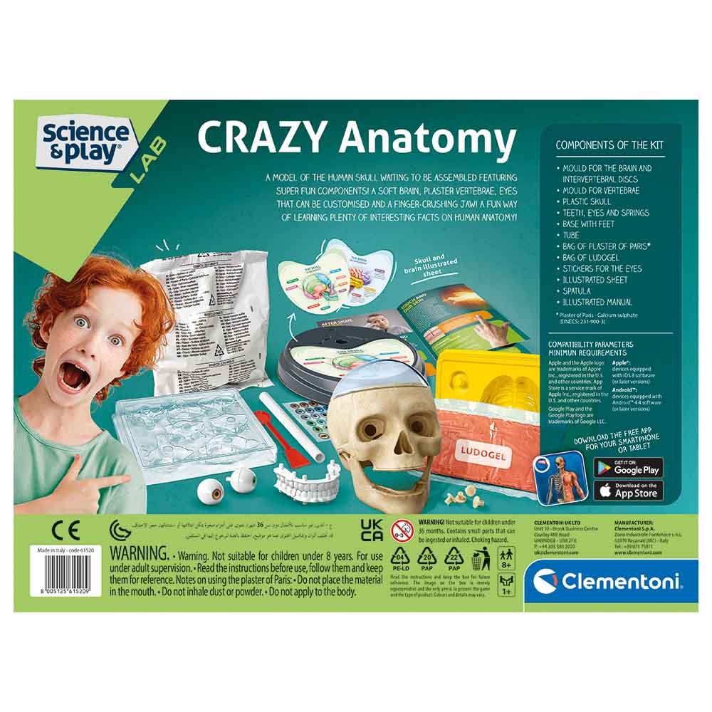 Clementoni - Science & Play Crazy Anatomy Lab 