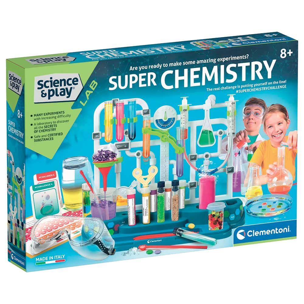 Clementoni - Super Chemistry Lab Set