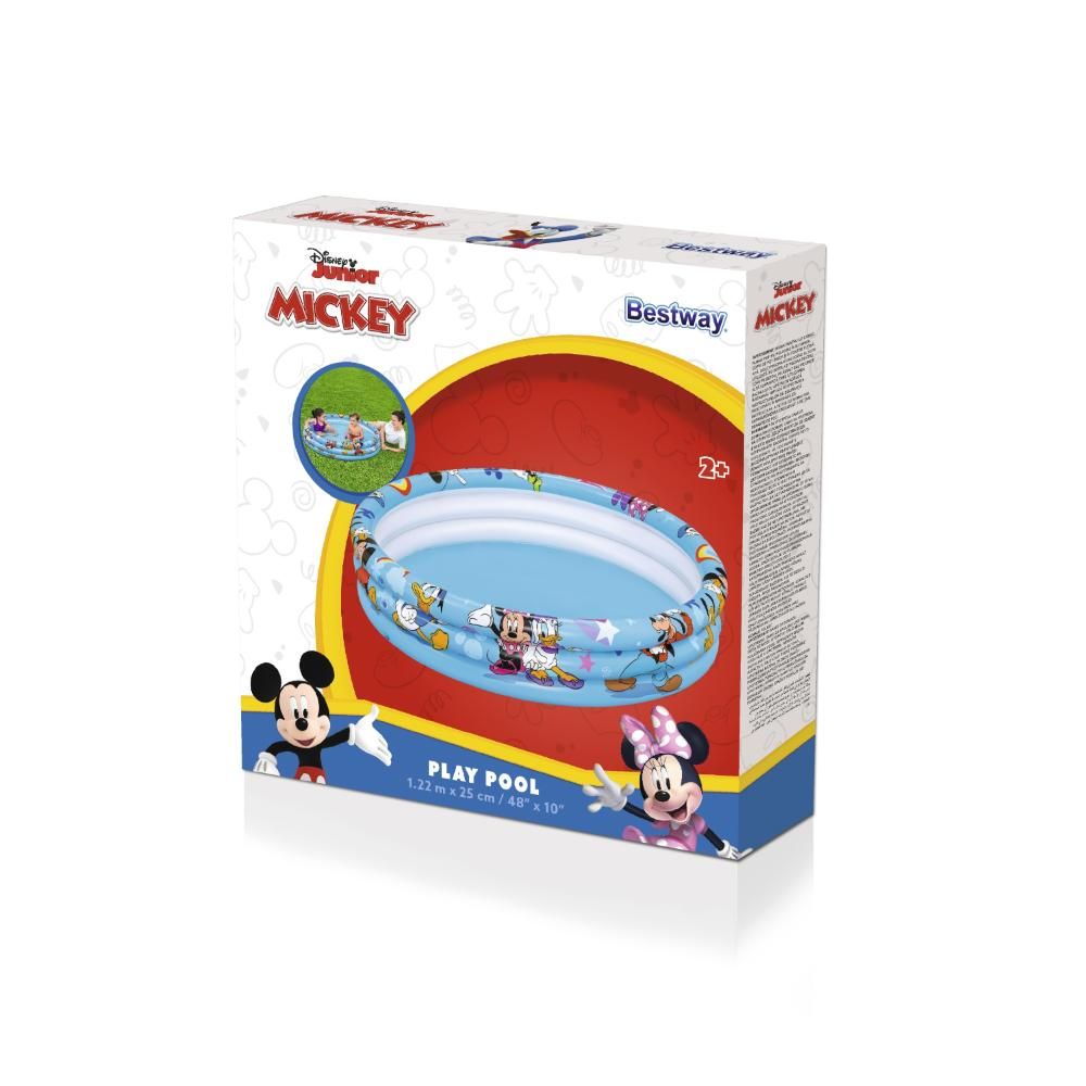 Bestway - 3-Ring Mickey Pool 122x25cm