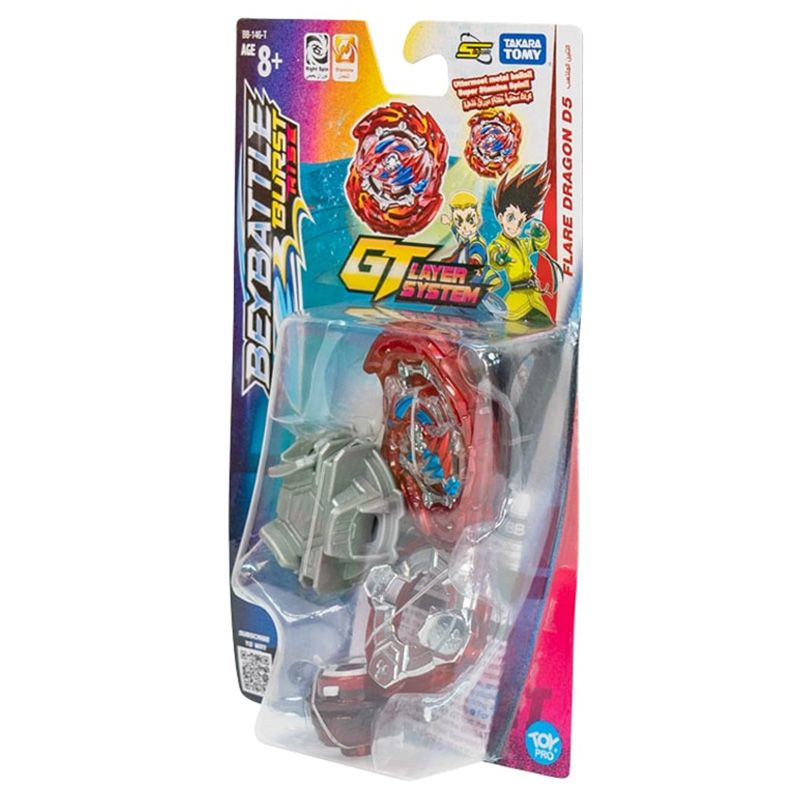 Takara Tomy-Beyblade-Beybattle Burst-Flare Dragon D5