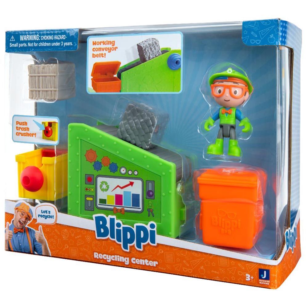 Blippi - Little Recycling Center Playset