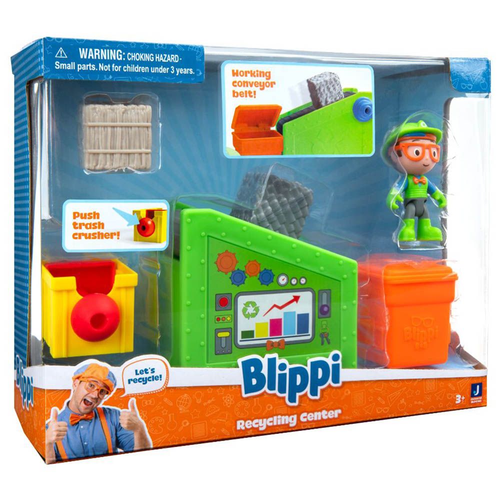 Blippi - Little Recycling Center Playset