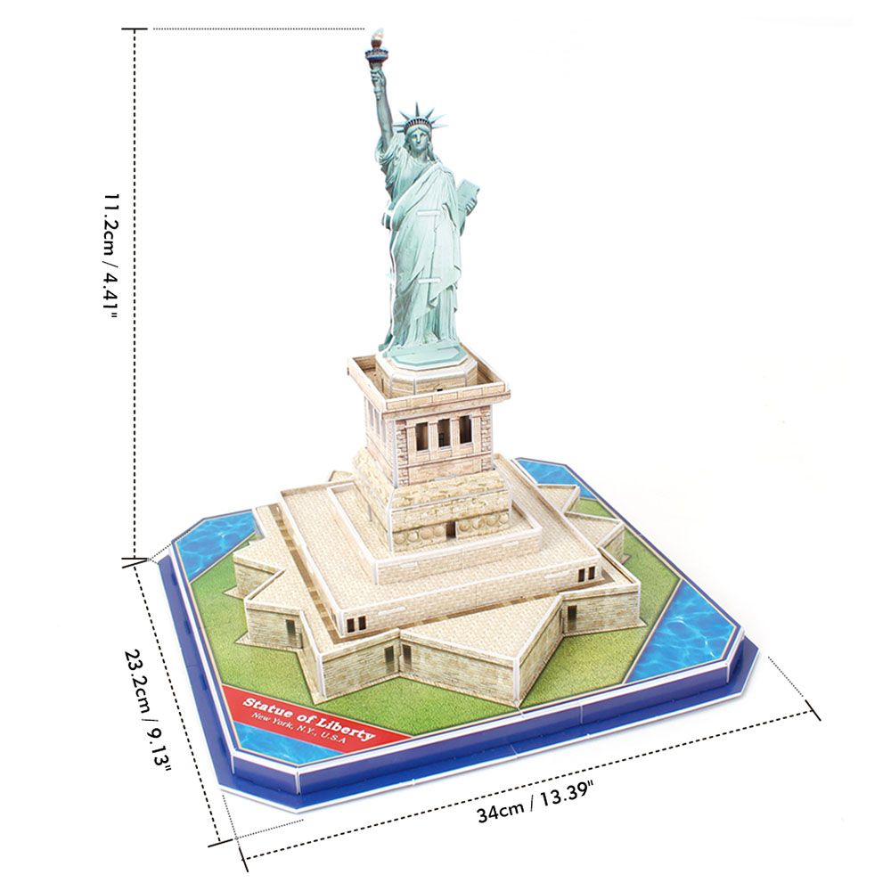 CubicFun - 3D Puzzle Statue Of Liberty - 39pc