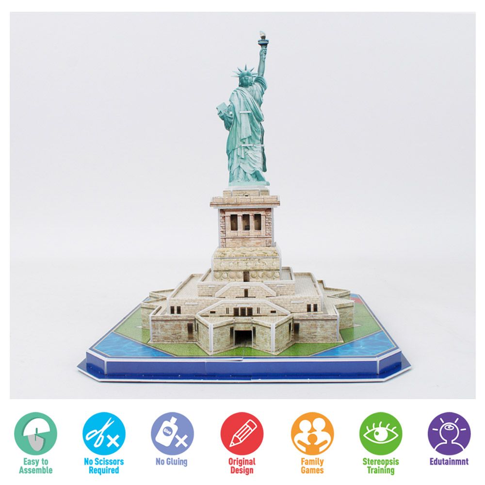 CubicFun - 3D Puzzle Statue Of Liberty - 39pc