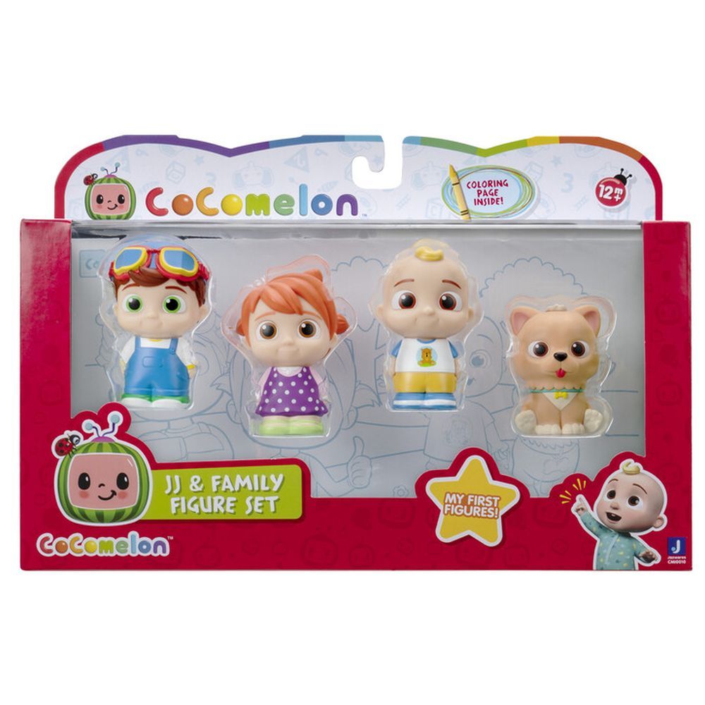 Cocomelon - JJ & 4 Family Figure Pack