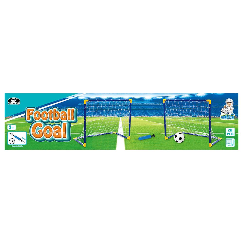 Power Joy - Goal Goal Football Goal Set - Blue