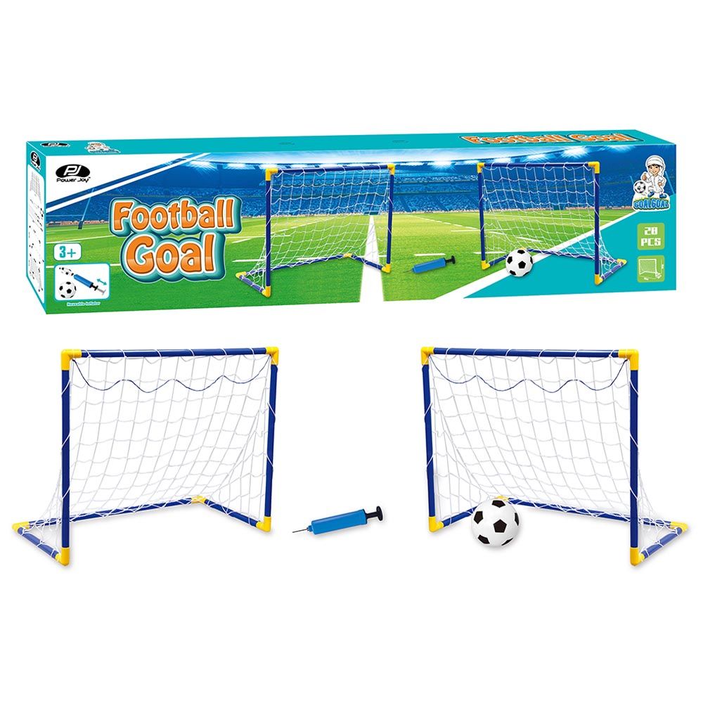 Power Joy - Goal Goal Football Goal Set - Blue