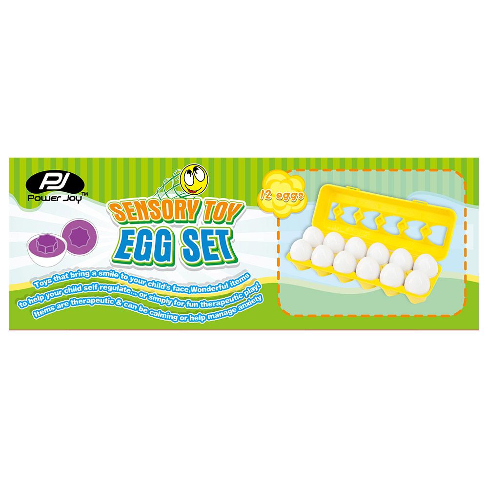 Power Joy - Sensory Toy Egg Set 12pc