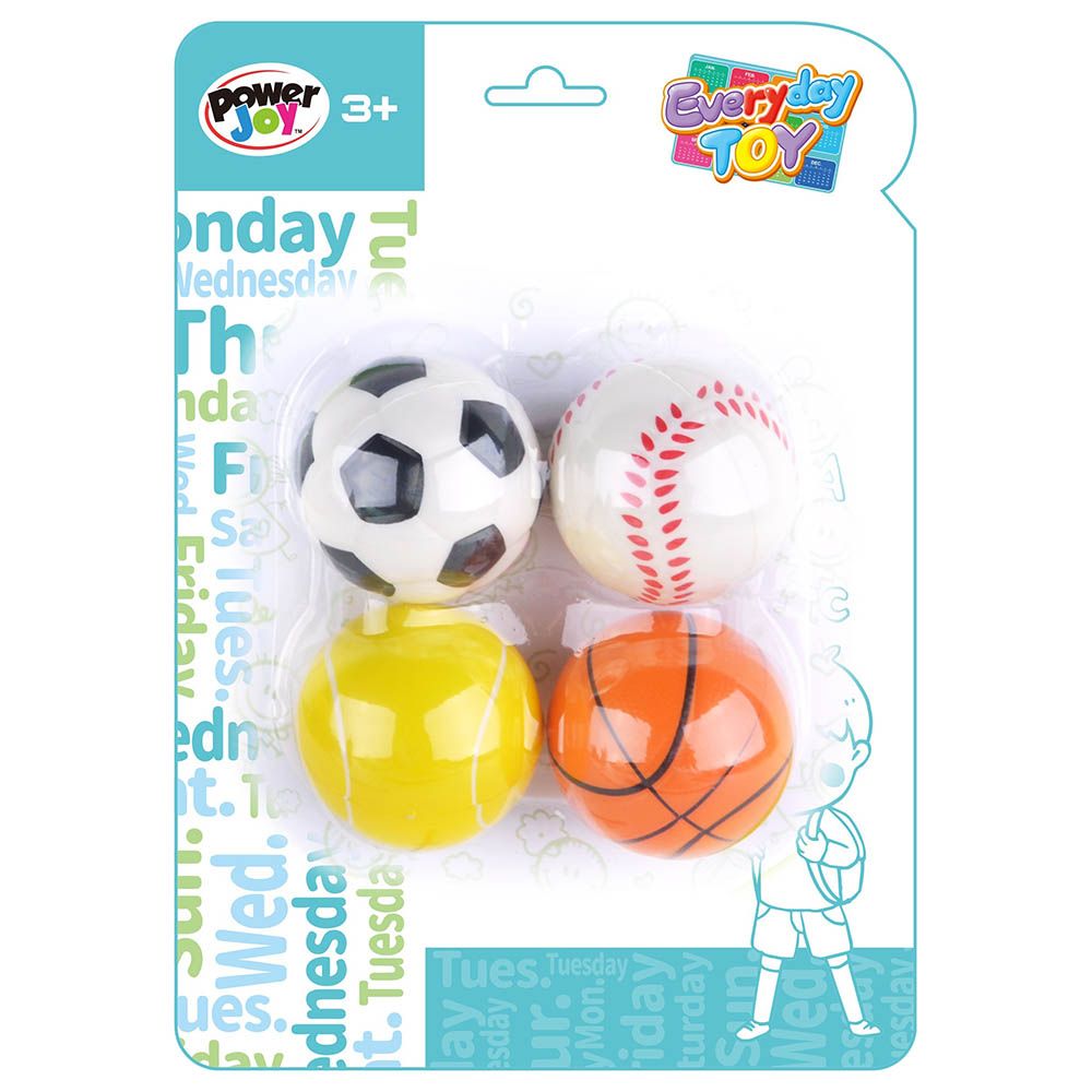 Power Joy - Everyday Toy PU Soft Ball 4pcs