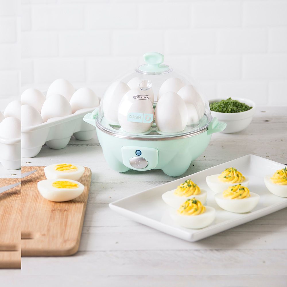 Dash Rapid Egg Cooker: 6 Egg Capacity Electric Cooker - Aqua