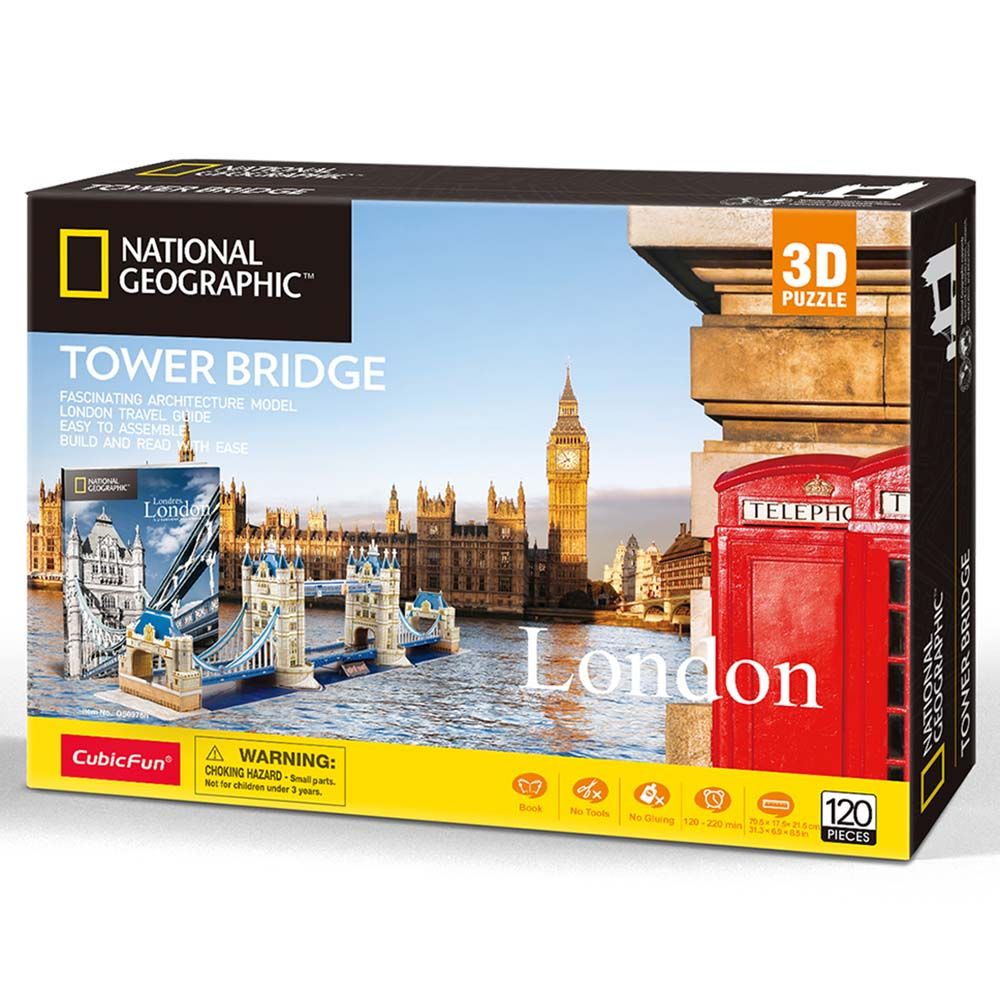 CubicFun - 3D Puzzle Tower Bridge - 120pc