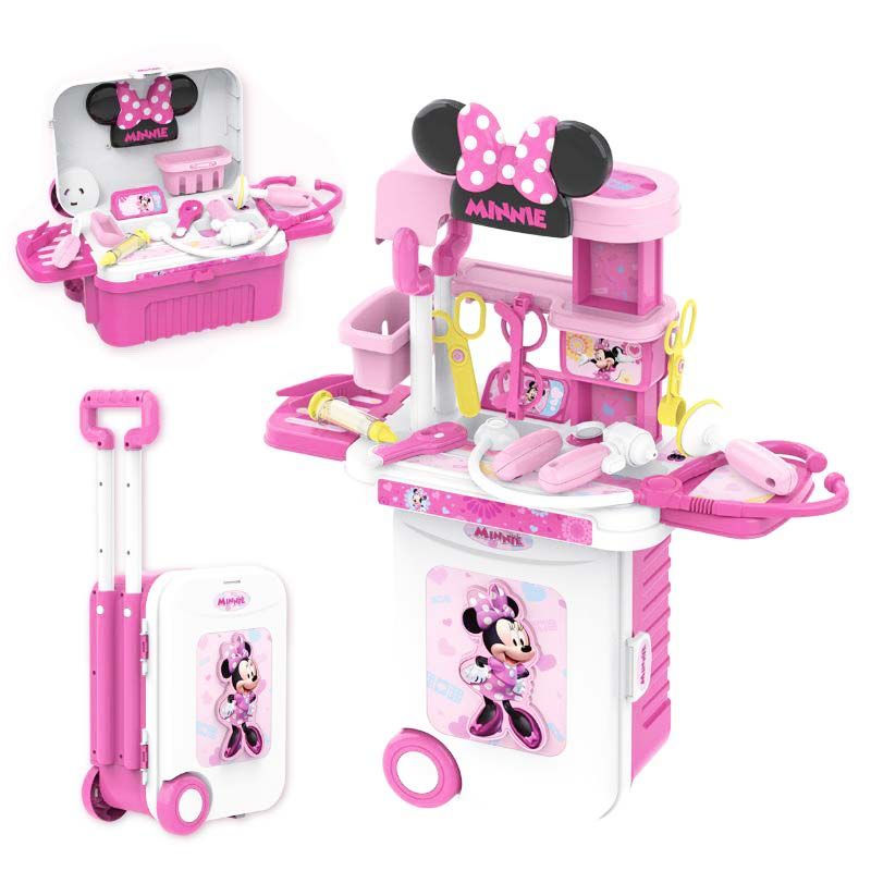 Minnie Mouse - 3-in-1 Doctor Set Trolley Case