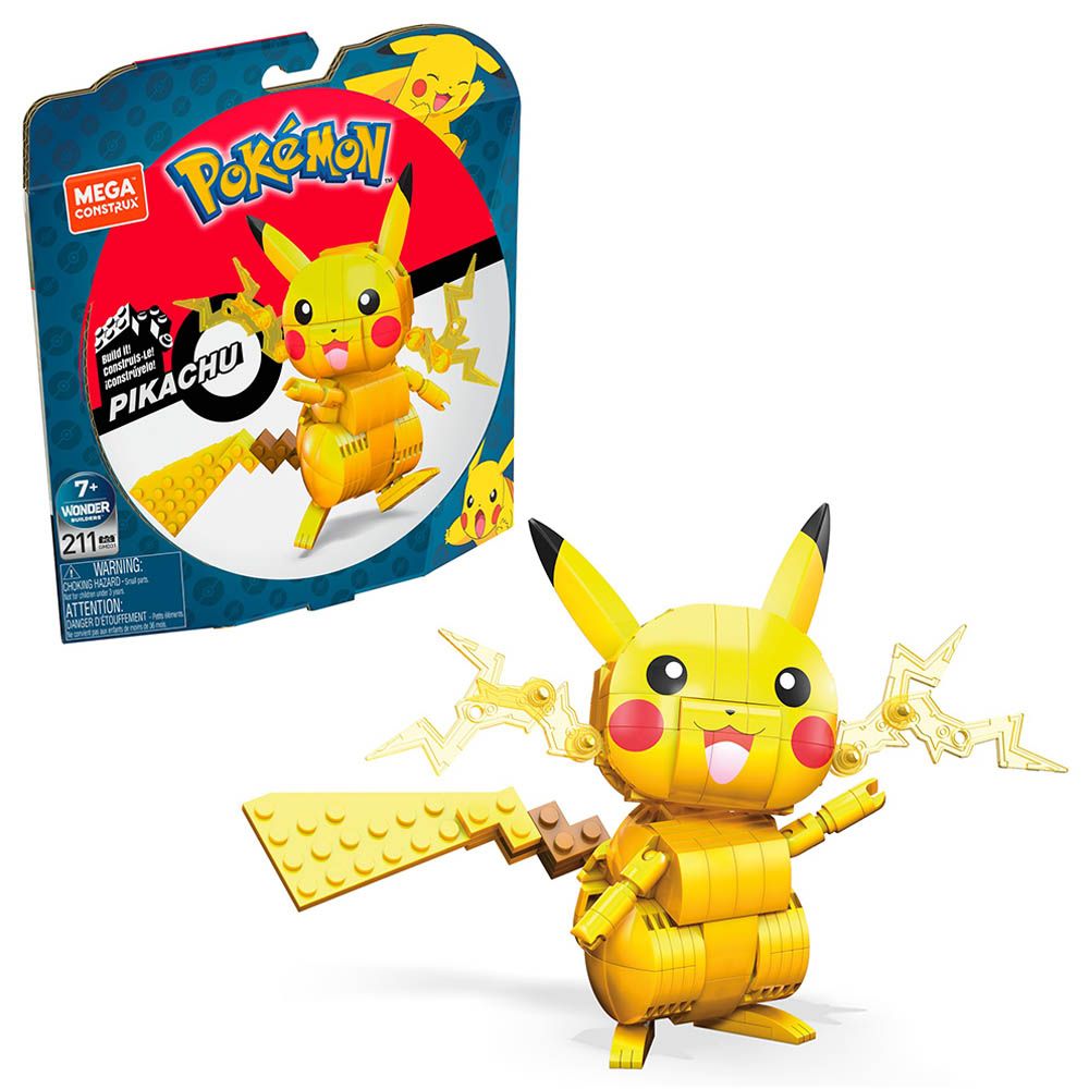 Pokemon - Mega Construx Pokemon Pikachu Building Set