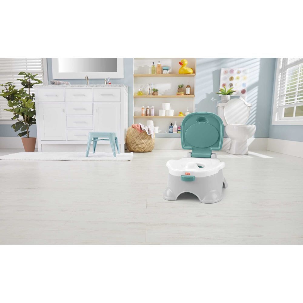 Fisher Price - 3-In-1 Potty Training Toilet Ring & Stepstool