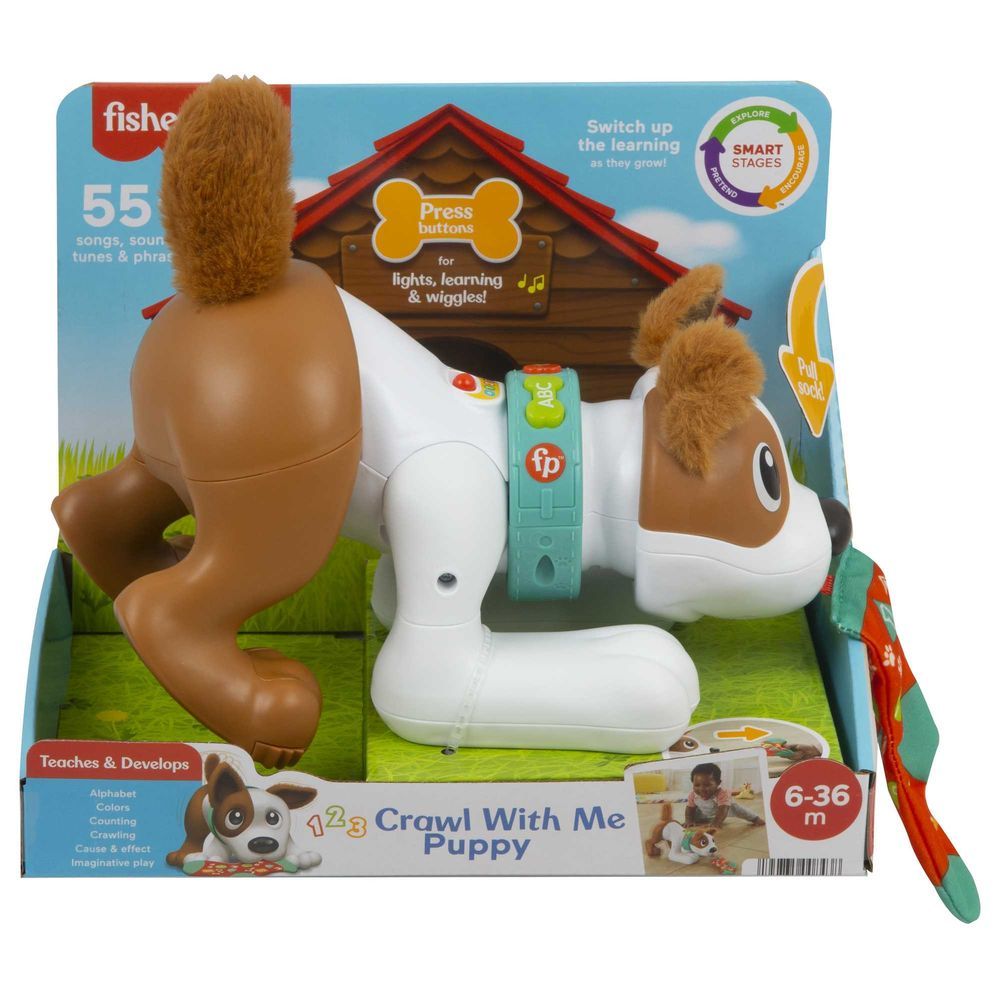 Fisher Price - 123 Crawl With Me Puppy