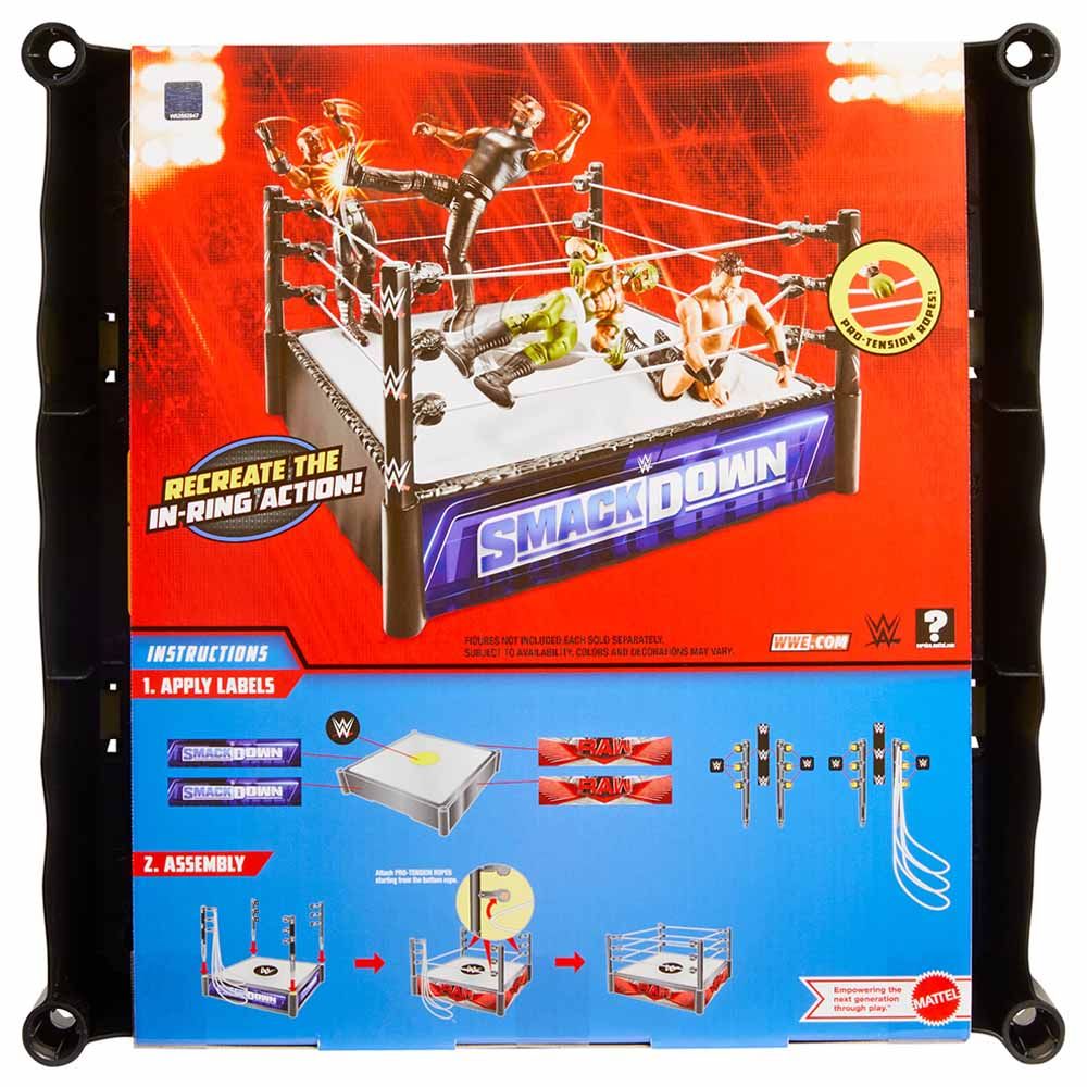 Wwe - Superstar Ring w/ Spring Loaded Mat - 14-inches