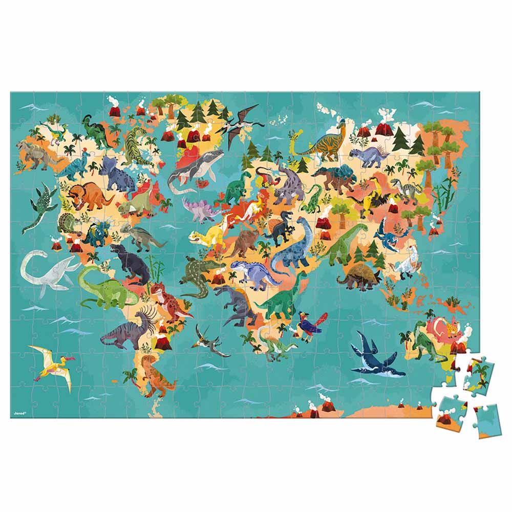 Janod - Puzzle Educational Dinosaur 200pcs